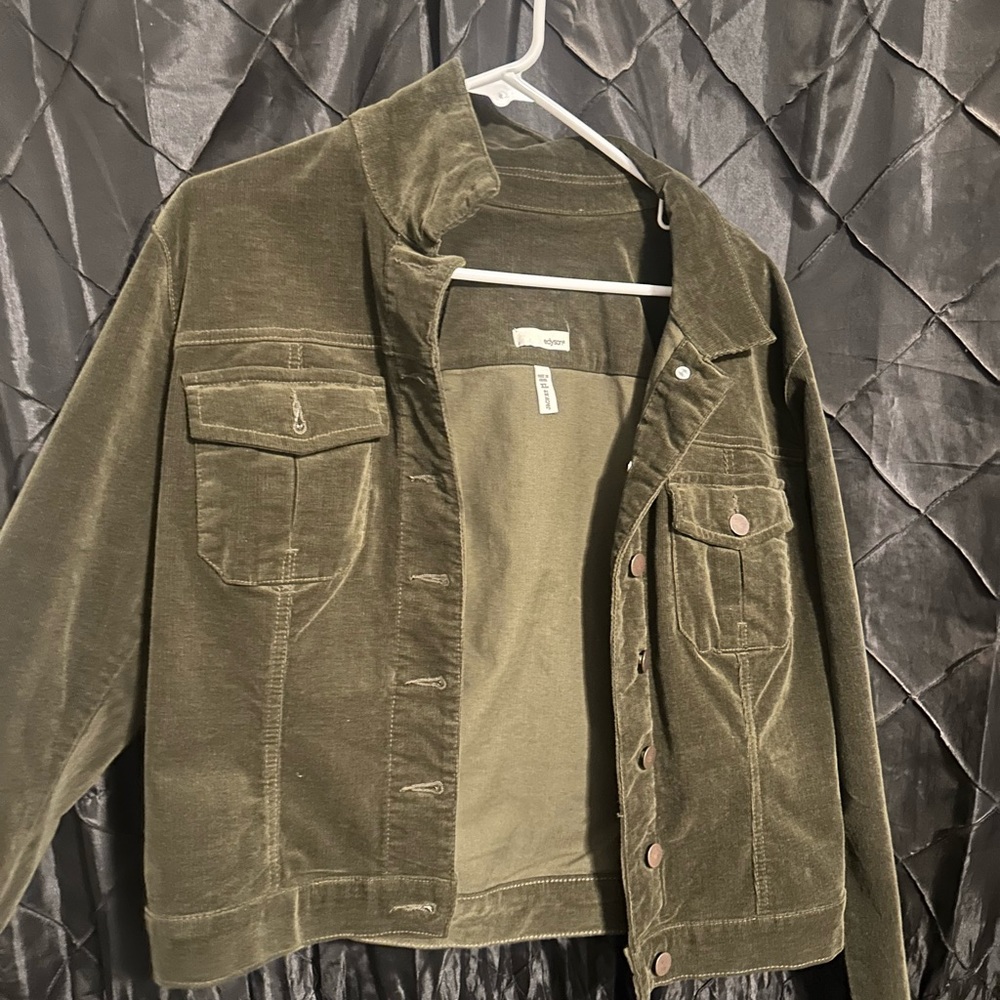 Brown corduroy jacket size XL